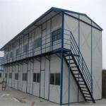 light steel cutomize size prefabricated sandwich panels house workers house