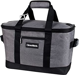 Leakproof Collapsible Insulated Bag Soft Sided Portable Grocery 50 Can Cooler