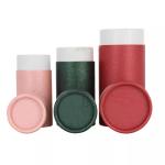 Multi-size Essential Oil Paper Tube Packaging CMYK Cosmetic Food Paper Packaging