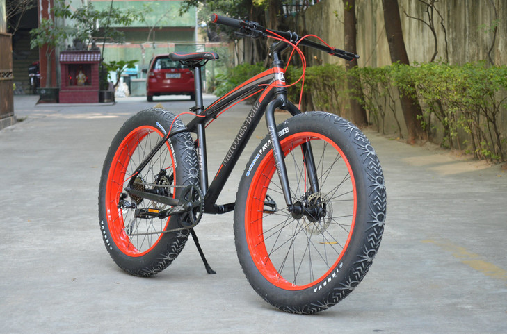 26×4.0 Full Suspension Fat Tire Mountain Bike