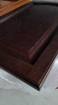 oak raised kitchen cabinet door,hot sale kitchen cabinet door ,Dark brown solid