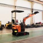 8.2kw Home Mini Hydraulic Excavator With Telescopic Track Frame Rubber Track