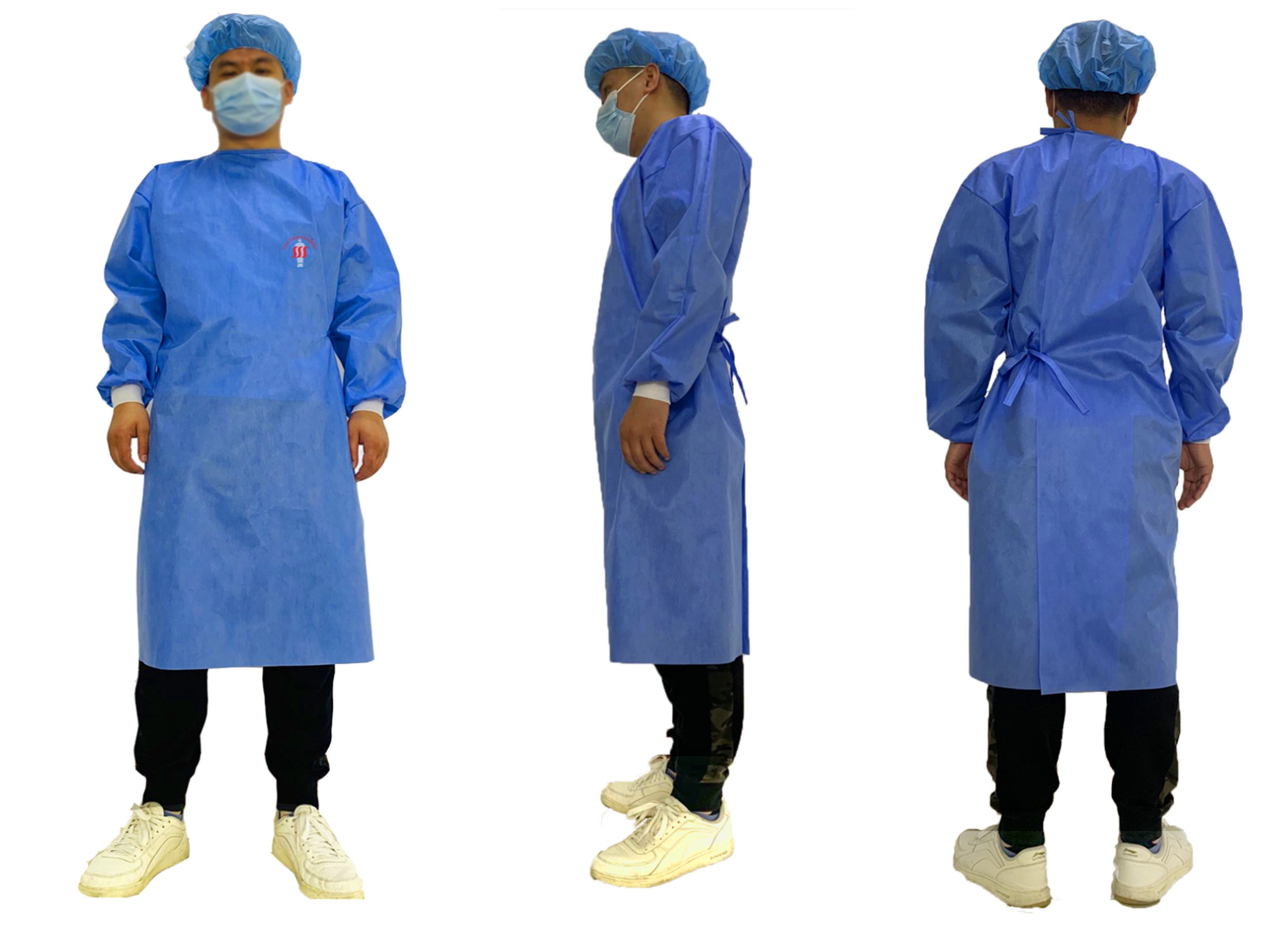 OEM Disposable Isolation Gown With Back Tie