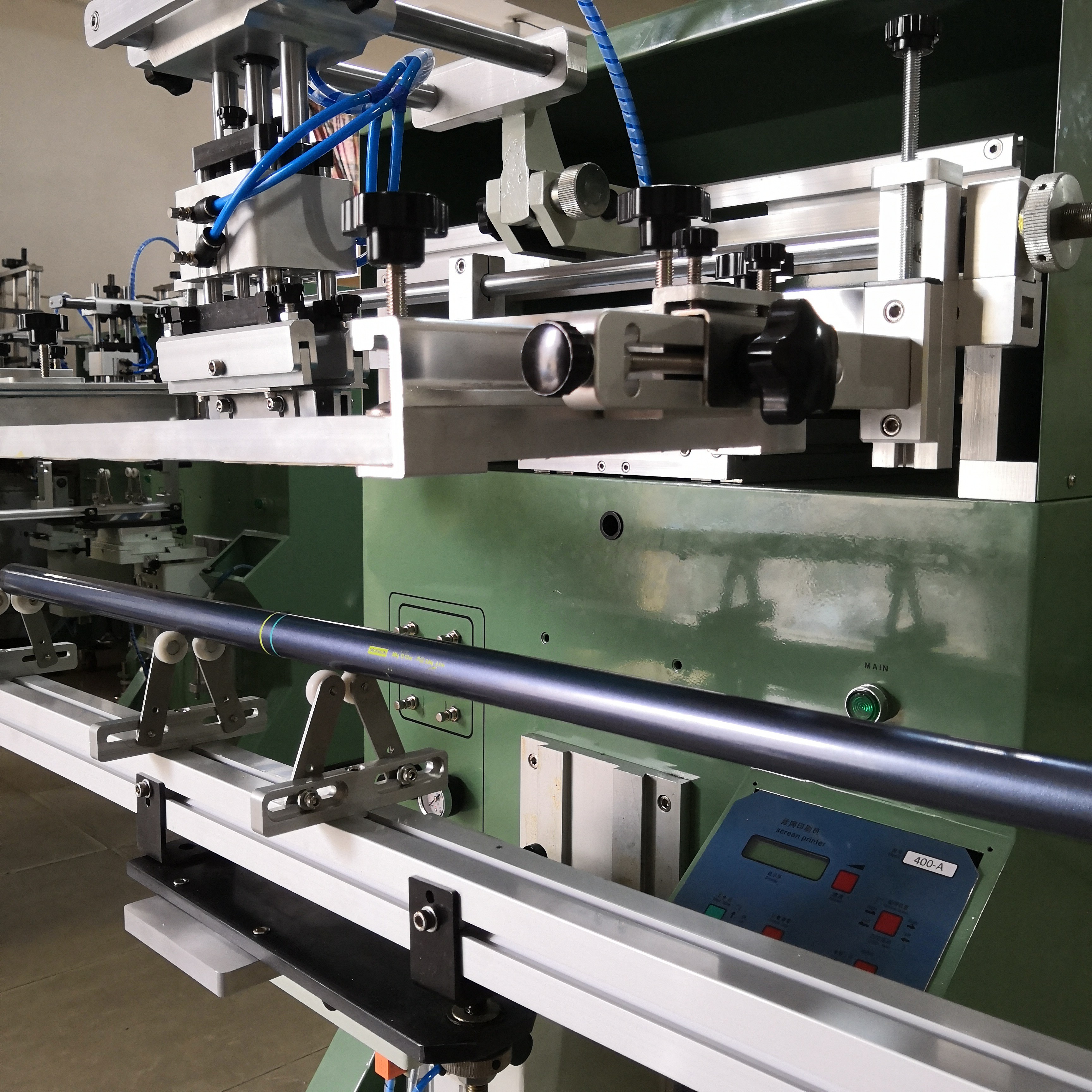 muliticolor 800P/H Tube Screen Printing Machine semiautomatic for fishing rod