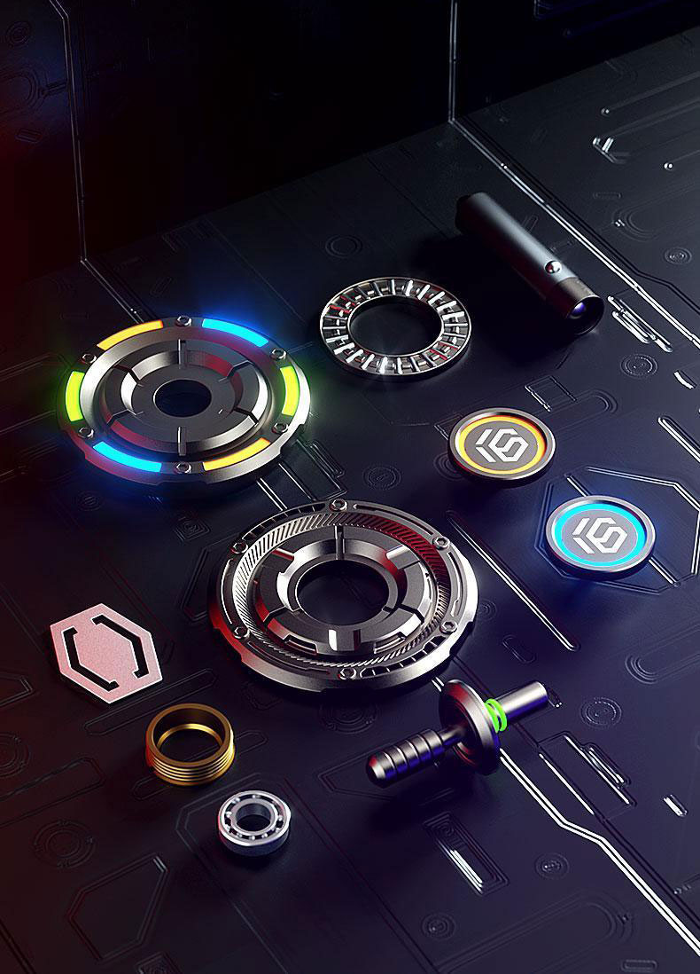 Stress Anxiety Relief Figets Toy Release Pressure Fidget Spinners for Adults and Kids