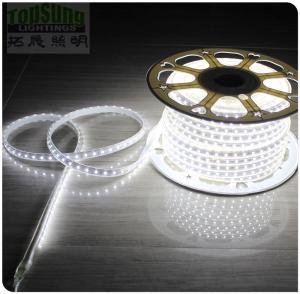 China 50m high CRI waterproof flexible led strip light 5050 smd 240VAC white strips ribbon wholesale