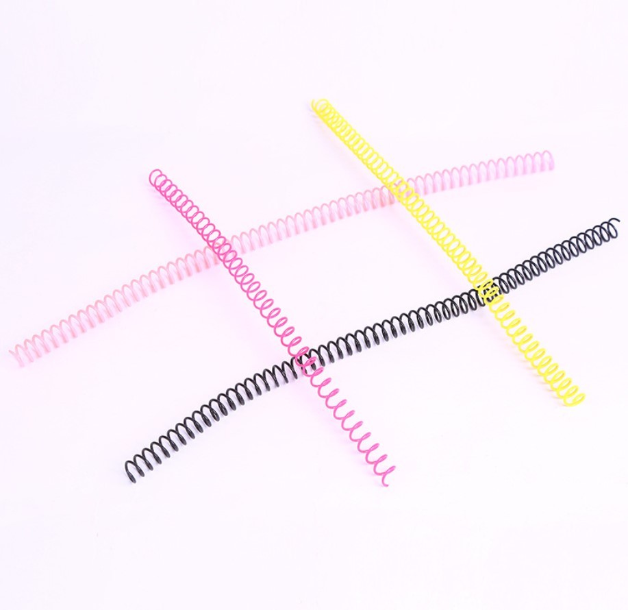 Stationery Use Notebook Plastic Coil Spiral Nylon Spiral Coil Rolls Single Loop Wires