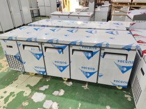 China Commercial Counter Chiller Stainless Steel Refrigerator Kitchen Workbench wholesale