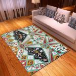 Vintage living room carpet, bedroom, dining room floor mat