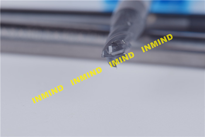AlTin Coating 3mm 4mm R0.2 Corner HRC55 Corner Radius end mill Standard Length , end mill tool