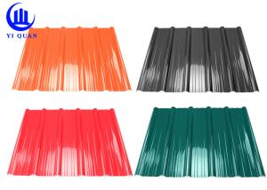 China 3 Layer Heat Insulation Roof Tiles Pvc Anti Heat Roofing Cover wholesale