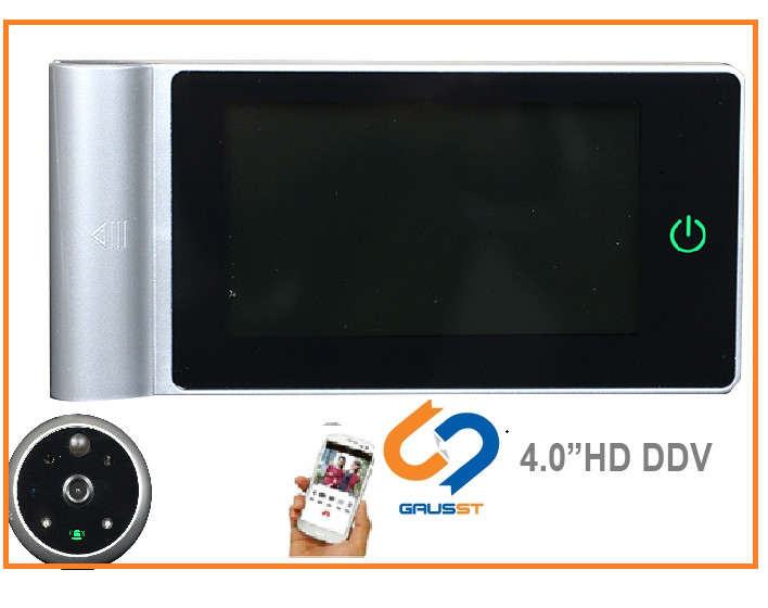 Electronic Wireless Digital Door Viewer 2800mAh Replaceable Lithium Battery Powered