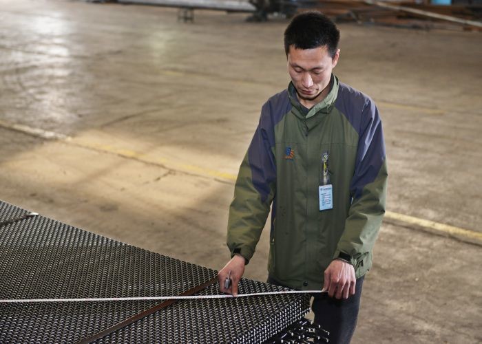 Annealing Process 500mm Width Ss 2507 Quarry Mesh