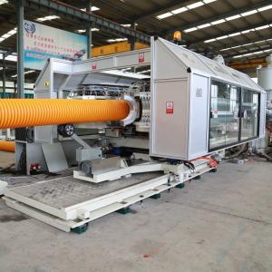 China HDPE PP Plastic Pipe Extrusion Line Corrugated Drainage Sewage Pipe Extrusion Line wholesale