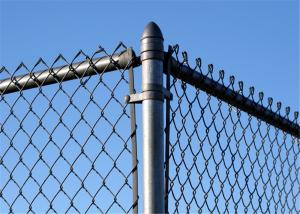 China 9 Gauge Wire Green Vinyl Chain Link Fence Fabric Residential chain link fence wholesale