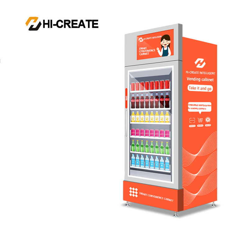 Refrigerated Bloobox Automated Pizza Vending Machine For Supermarket