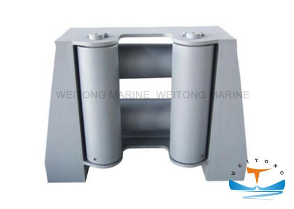 Cast Steel Marine Mooring Equipment Fairlead Four Rollers Connical Type Or