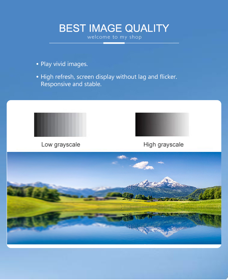 Full Color Glass LED Display With 800cd High Brightness And 100000 Hours Lifespan