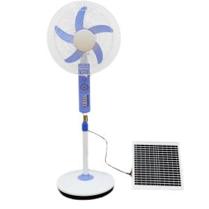 China White Mucarelling Industrial 18 Inch Solar Rechargeable Fan wholesale