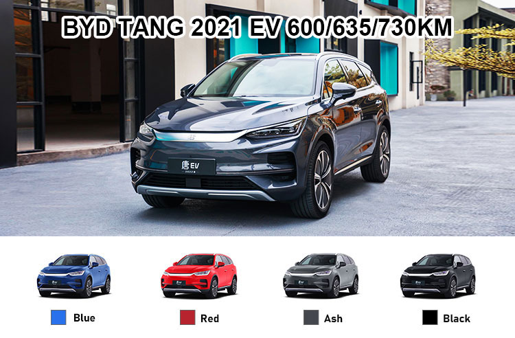 Max Speed 180 Electric Car BYD Tang 2020 2021 2022 2023 with High Speed and 635km Range