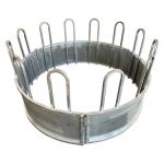 Livestock Equipment Galvanized Round Bale Feeder Hot Diped Galvanized Steel