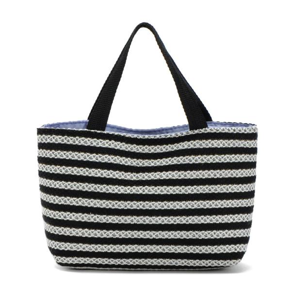 New Fashion Large tote bag carrrying Striated shopping bag Handbag promotional