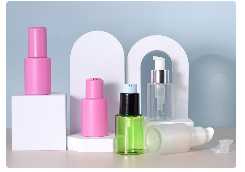 Luxury Plastic Cosmetic Bottles 60ml 100ml Pink Fine Mist Spray Bottle Packaging For Industrial