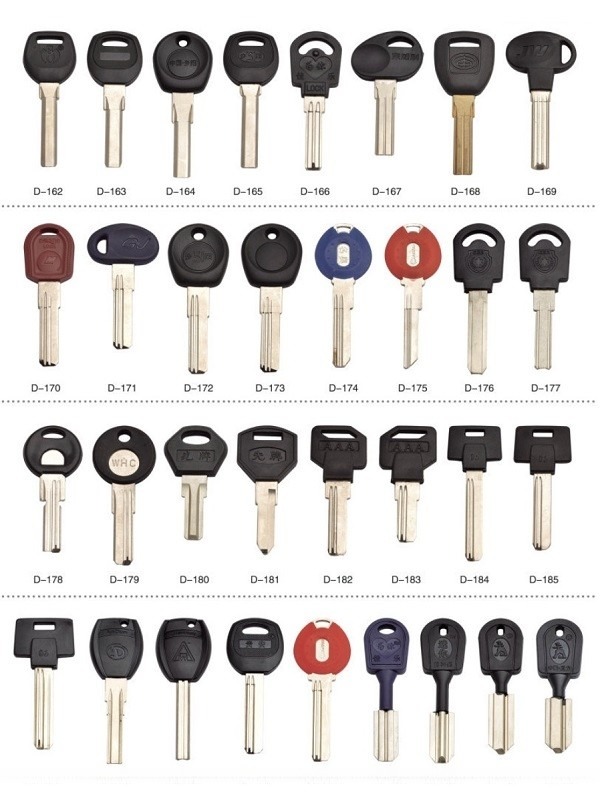Multi Colors Titanium Alloy Magnetic Metal Door Key for Supplies Brass Blank Door Lock