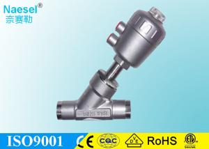 China 63mm Angle Seat Valve Stainless Steel Material 2.5 &quot; 2 - 1 / 2 &quot; Size wholesale