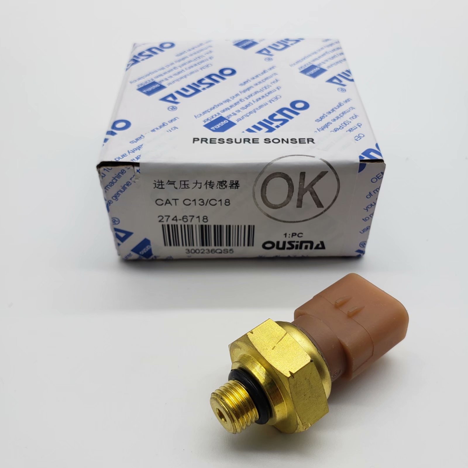 OUSIMA Engine Oil Pressure Sensor 274-6718 Sender Switch for C15 C18 C27