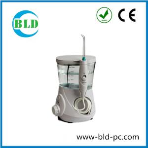 China LED Flash Tongue Cleaner Oral Irrigator Dental Care water pick Dental Flosser with 7 Nozzles wholesale