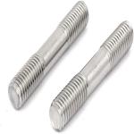 Carbon Steel Threaded Steel Bolts Polished With ISO9001 Certified