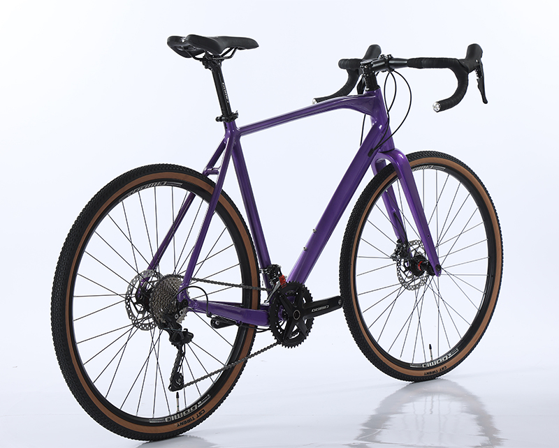GOMID 700 40c Racing Bike Carbon Fork Gravel Bicycle Gear Cycle Roadbike Touring Bisiklet with Alloy Gravel Drop Handlebar