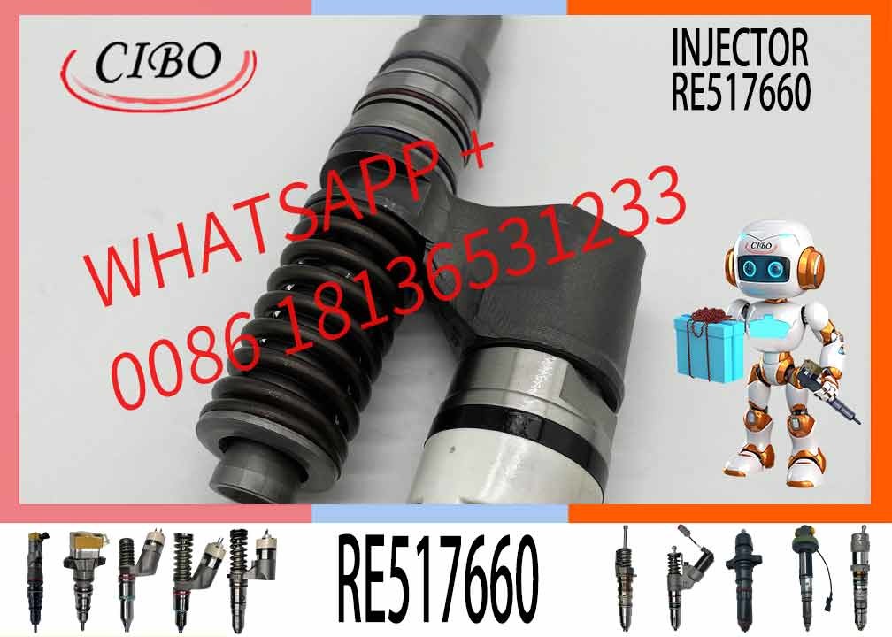 Excavator Injector RE517658 BEBE4B17103 RE517663 SE501958 EX631013 RG33968 for A0 A3 Diesel Engine Parts Nozzle Assembly
