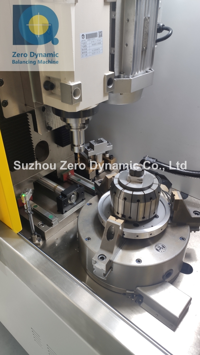 Automotive Output Gear Automatic Balancing Machine Vertical Single Plane Flange Pulley Drilling Correction Balancer