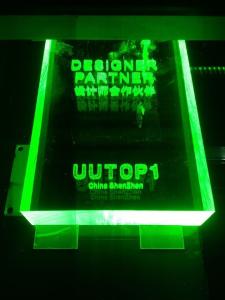 China Perspex laser inner carve wholesale