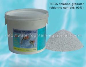 China Strong Odor Swimming Pool Disinfectant TCCA 90% , Calcium Hypochlorite Granular White wholesale