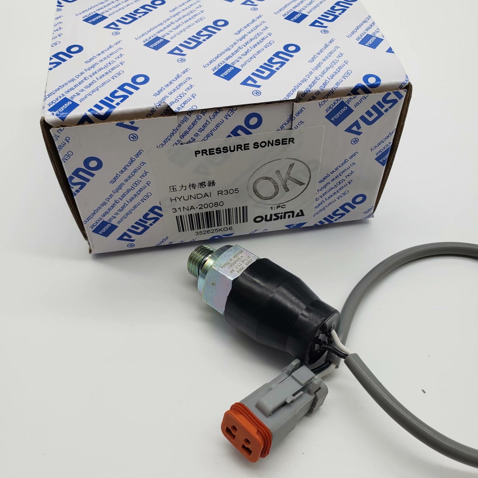 OUSIMA Pressure Sensor 31NA-20080 For Excavator Hyundai R305-7 R375-7H