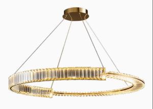 China Post-modern light luxury chandelier stainless steel crystal living room lamp Nordic simple restaurant lamp bedroom LED lamp lighting wholesale