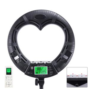 China LCD Dispaly 18 Inch LED Ring Light Heart Shaped 3200k 5500k Live Stream fill lamp wholesale