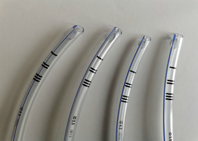 Preformed 8.0mm Oral Tracheal Intubation Tube Murphy Eyes