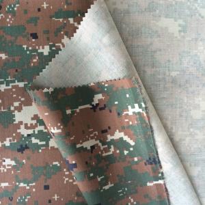 China Cotton Polyester Camouflage Fabric Waterproof Camo Material 58/59'' wholesale