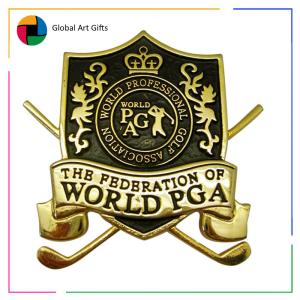 China Custom No Color Metal Pin Badge No Minimum Quantity Die Casting / Stamping wholesale