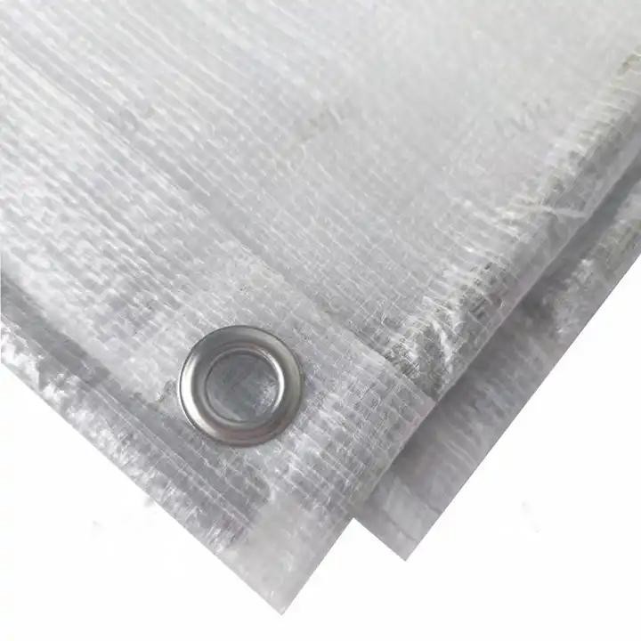 Cross Laminated Plastic PE Tarpaulin Fabric Sheet Poly Tarp With UV Protect