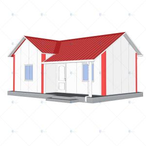 China Heya-B02-A China 1 room sandwich panel house ready made for sale wholesale