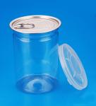 335Ml PET Plastic Storage Canisters Cylinder Shape 73 . 5MM Caliber 34G