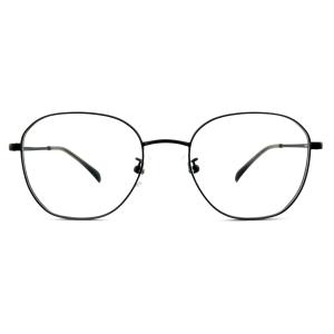 China FM2590 Executive Optical Metal Frame Full Rim Round Customized Eyewear wholesale