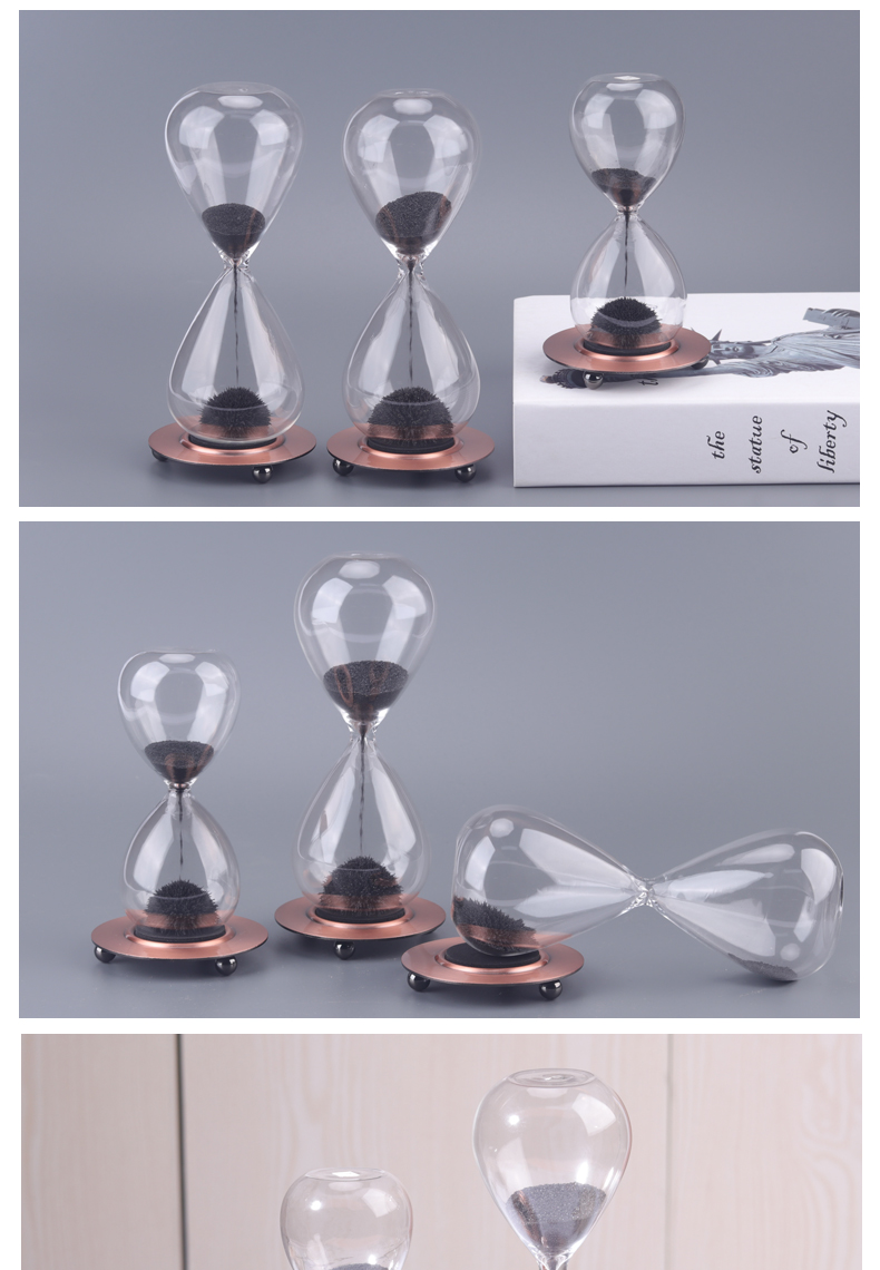 1 Minute Magnetic Sand Timer Hourglass For Home Decor / Home Furnishings