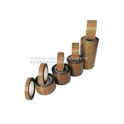 80 Micron RoHS High Temp PTFE Tape , PTFE Glass Cloth Tape
