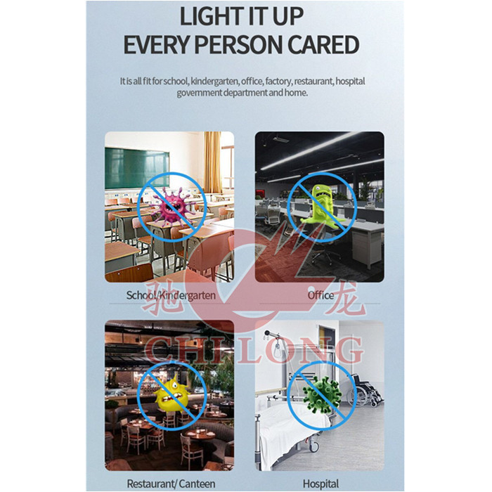 UV Light lamp Sterilization Disinfection UV-C Sanitizer kill the Virus and Bacterial for Home school and Office